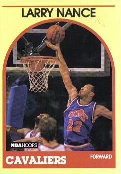 1989-90 Hoops Superstars #17 Larry Nance Front