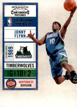 2010-11 Playoff Contenders Patches #31 Jonny Flynn Front