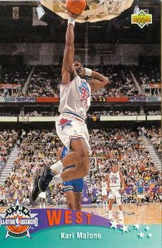 1992-93 Upper Deck European (Spanish) #14 Karl Malone Front