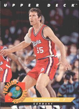 1992-93 Upper Deck European (Spanish) #84 Kiki Vandeweghe Front