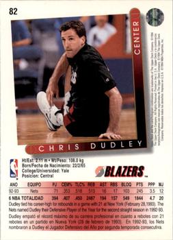 1993-94 Upper Deck Spanish #82 Chris Dudley Back