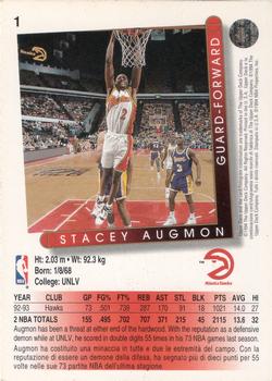 1993-94 Upper Deck Italian #1 Stacey Augmon Back