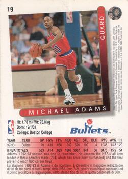 1993-94 Upper Deck Italian #19 Michael Adams Back