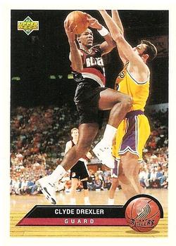 1992-93 Upper Deck McDonald's #P33 Clyde Drexler Front