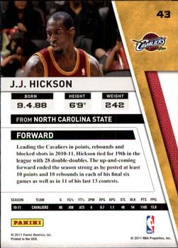 2010-11 Panini Season Update #43 J.J. Hickson Back