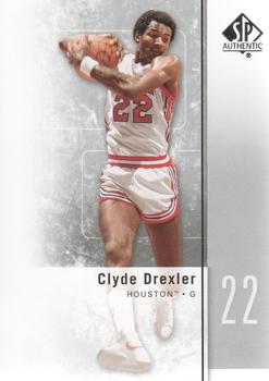 2011-12 SP Authentic #13 Clyde Drexler Front