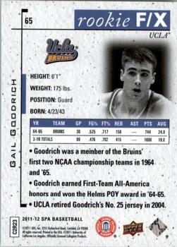 2011-12 SP Authentic #65 Gail Goodrich Back