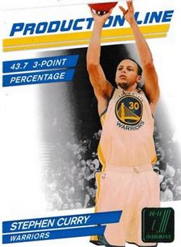 2010-11 Donruss - Production Line Die Cuts Emerald #96 Stephen Curry Front