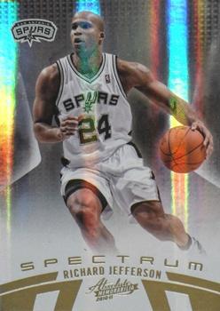 2010-11 Panini Absolute Memorabilia - Spectrum Gold #76 Richard Jefferson Front