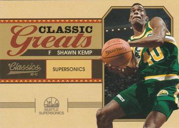 2010-11 Panini Classics - Classic Greats Gold #15 Shawn Kemp Front