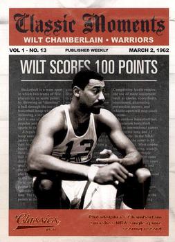 2010-11 Panini Classics - Classic Moments #1 Wilt Chamberlain Front