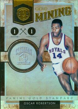 2010-11 Panini Gold Standard - Gold Mining #12 Oscar Robertson Front