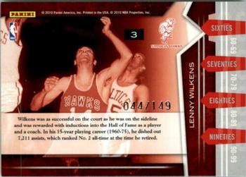 2010-11 Panini Limited - Decade Dominance #3 Lenny Wilkens Back