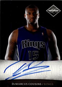 2010-11 Panini Limited - Next Day Autographs #14 DeMarcus Cousins Front