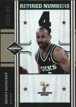 2010-11 Panini Limited - Retired Numbers #9 Sidney Moncrief Front