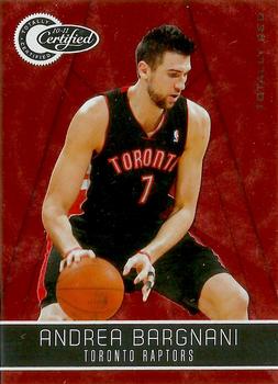 2010-11 Panini Totally Certified - Totally Red #108 Andrea Bargnani Front