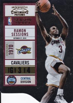 2010-11 Playoff Contenders Patches - Die Cuts Gold #77 Ramon Sessions Front