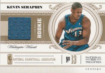 2010-11 Playoff National Treasures - Century Materials #188 Kevin Seraphin Front