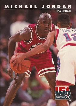1992 SkyBox USA #37 Michael Jordan Front