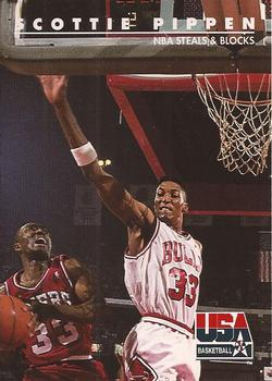 1992 SkyBox USA #72 Scottie Pippen Front