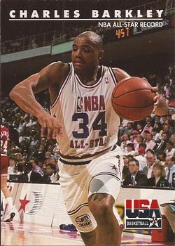 1992 SkyBox USA #7 Charles Barkley Front