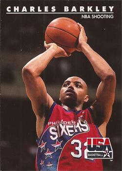 1992 SkyBox USA #8 Charles Barkley Front