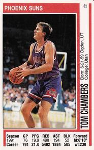 1991-92 Panini Stickers #26 Tom Chambers Front