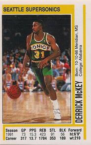 1991-92 Panini Stickers #41 Derrick McKey Front