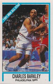 1991-92 Panini Stickers #98 Charles Barkley Front