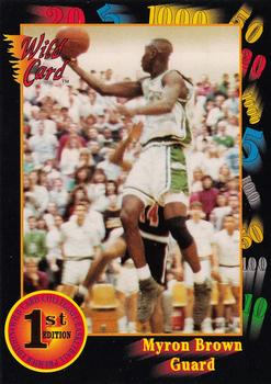 1991-92 Wild Card #104 Myron Brown Front