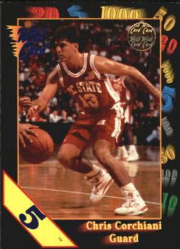 1991-92 Wild Card - 5 Stripe #20 Chris Corchiani Front