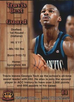 1995 Pacific Prisms #11 Travis Best Back