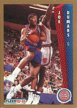 1992-93 Fleer Drake's #16 Joe Dumars Front