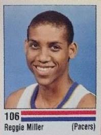 1988-89 Panini Stickers (Spanish) #106 Reggie Miller Front