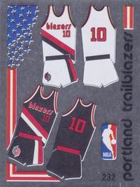 1988-89 Panini Stickers (Spanish) #232 Portland Trail Blazers Jersey Front