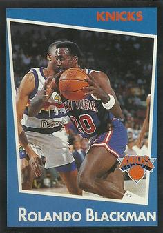 1993-94 Panini Stickers #222 Rolando Blackman  Front