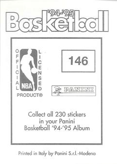 1994-95 Panini Stickers #146 Hakeem Olajuwon  Back