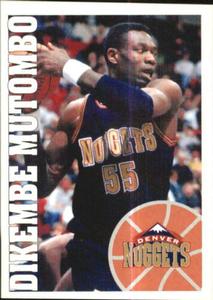 1995-96 Panini Stickers #156 Dikembe Mutombo  Front