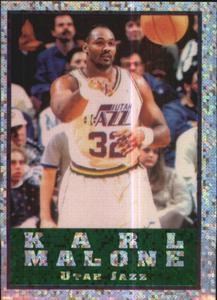1995-96 Panini Stickers (European) #274 Karl Malone Front