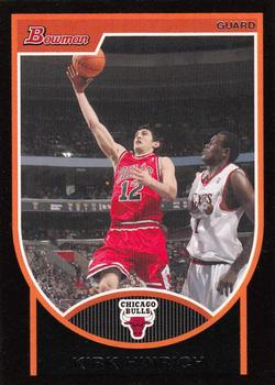 2007-08 Bowman #86 Kirk Hinrich Front