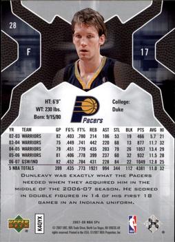 2007-08 SPx #28 Mike Dunleavy Jr. Back