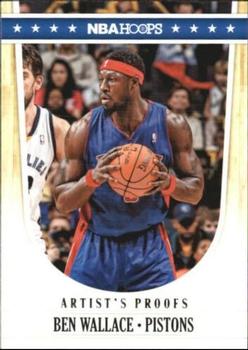 2011-12 Hoops - Artist's Proofs #62 Ben Wallace Front