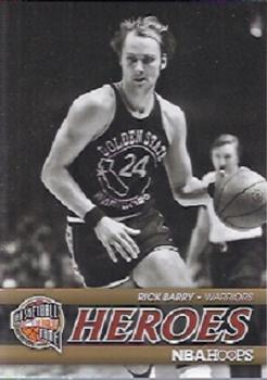 2011-12 Hoops - Hall of Fame Heroes #15 Rick Barry Front