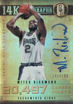 2011-12 Panini Gold Standard - 14K Autographs #15 Mitch Richmond Front