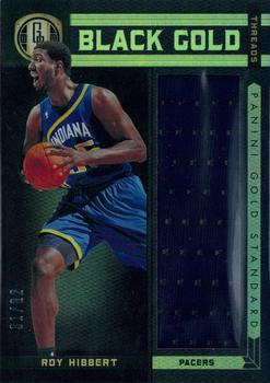 2011-12 Panini Gold Standard - Black Gold Threads #BG-49 Roy Hibbert Front