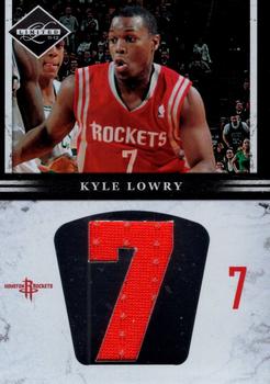 2011-12 Panini Limited - Jumbo Jersey Numbers #16 Kyle Lowry Front