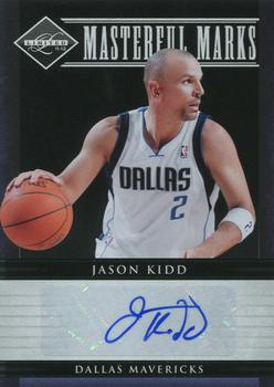 2011-12 Panini Limited - Masterful Marks Signatures #25 Jason Kidd Front