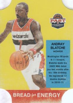 2011-12 Panini Past & Present - Bread for Energy #5 Andray Blatche Front