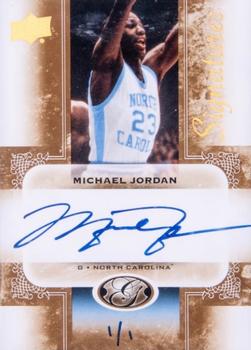 2011 Upper Deck All-Time Greats - Signatures Gold #AGS-MJ7 Michael Jordan Front