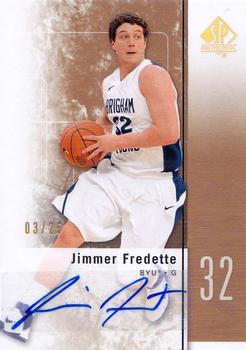 2011-12 SP Authentic - Autographs Gold #17 Jimmer Fredette Front